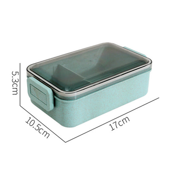 Heated Food Container Bento Box Japanese Thermal Lunch Box with Leak-Proof Design Microwave-Safe & Eco-Friendly