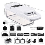 Multi-function Vegetable Chopper 15–26 Piece Kitchen Slicer & Cutter Set for Fast Meal Prep