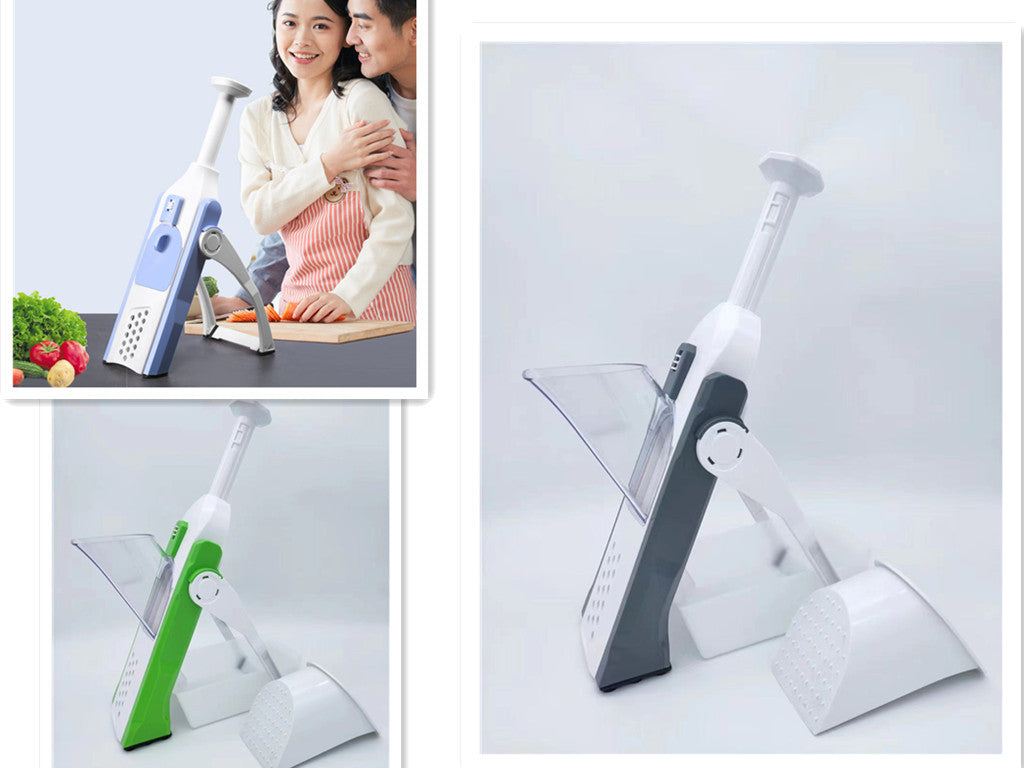 Multifunctional Vegetable Slicer & Cutter 8-in-1 Kitchen Chopper, Grater & Fruit Slicing Tool