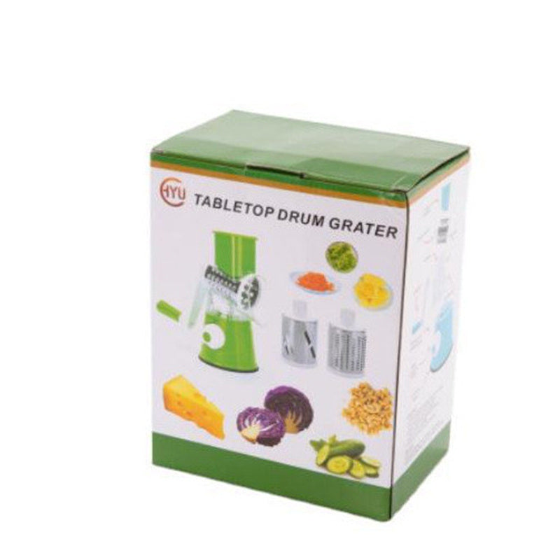 Manual Vegetable Cutter Slicer Hand Crank Multifunction Kitchen Tool for Vegetables, Cheese & Meat