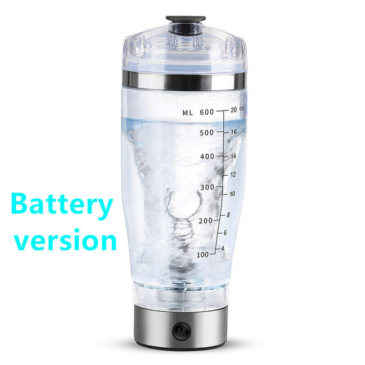 Electric Protein Shake Stirrer USB Blender Bottle | Rechargeable Shaker Cup for Milk, Coffee & Fitness Drinks | 600ml Portable Mixer