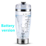 Electric Protein Shake Stirrer USB Blender Bottle | Rechargeable Shaker Cup for Milk, Coffee & Fitness Drinks | 600ml Portable Mixer