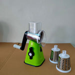 Multi-Functional Vegetable Cutter Hand Drum | Manual Slicer & Shredder for Fruits, Vegetables & Cheese