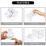 6PCS Easy Lock Food Storage Container Set – Airtight Plastic Jars for Flour, Sugar & Pantry Organization (0.5L–1.2L)