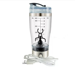 Electric Protein Shake Stirrer USB Blender Bottle | Rechargeable Shaker Cup for Milk, Coffee & Fitness Drinks | 600ml Portable Mixer