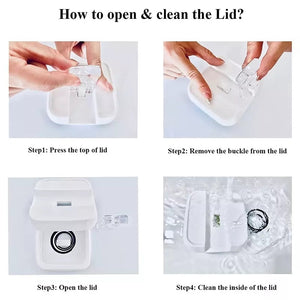 6PCS Easy Lock Food Storage Container Set – Airtight Plastic Jars for Flour, Sugar & Pantry Organization (0.5L–1.2L)