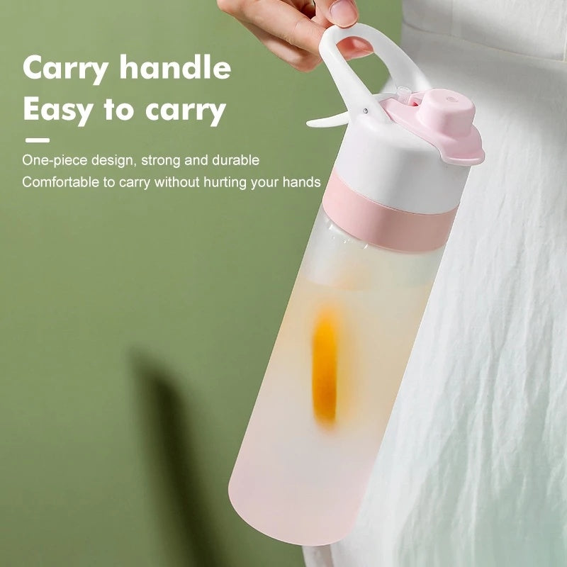 Large Capacity Spray Water Bottle for Girls – Leakproof Fitness & Travel Water Cup with Handle | BPA-Free, 4 Colors