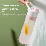 Large Capacity Spray Water Bottle for Girls – Leakproof Fitness & Travel Water Cup with Handle | BPA-Free, 4 Colors