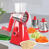 Multi-Functional Vegetable Cutter Hand Drum | Manual Slicer & Shredder for Fruits, Vegetables & Cheese