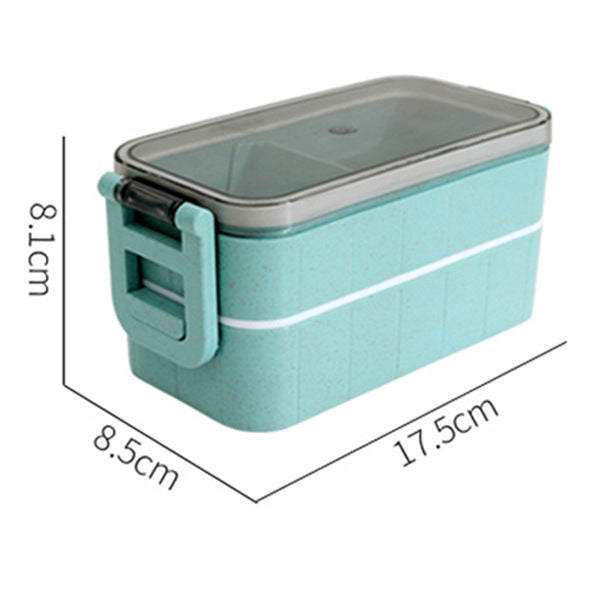 Heated Food Container Bento Box Japanese Thermal Lunch Box with Leak-Proof Design Microwave-Safe & Eco-Friendly