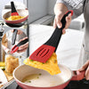 3-in-1 Silicone Frying Spatula Clip – Non-Scratch Cooking Utensil for Flipping Steak, Pancakes, & More – Heat-Resistant Kitchen Tool