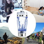 Electric Protein Shake Stirrer USB Blender Bottle | Rechargeable Shaker Cup for Milk, Coffee & Fitness Drinks | 600ml Portable Mixer